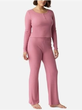 GAPBody Women's Long-Sleeve Rib Pajama Set